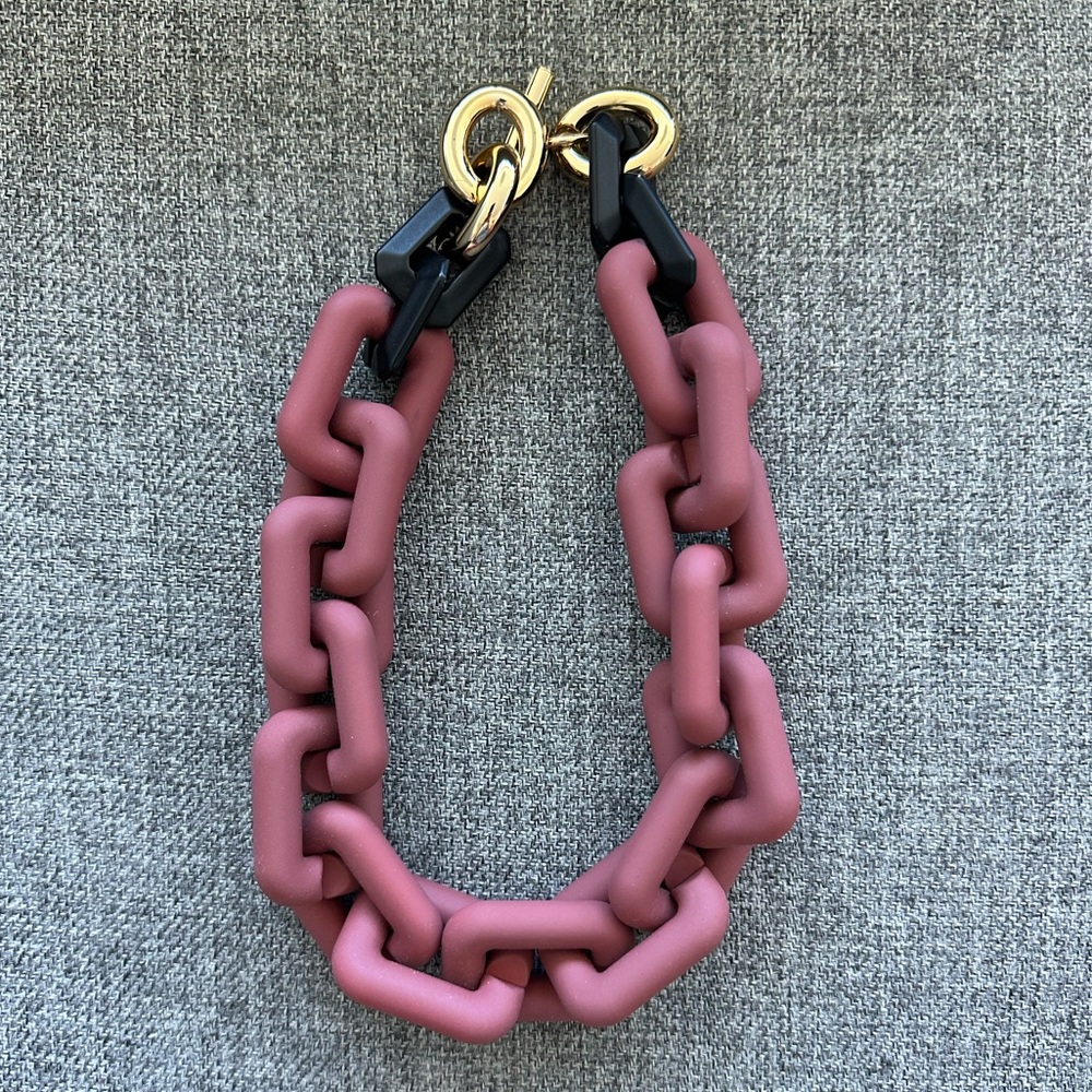 Anthropologie Resin Link Statement Necklace